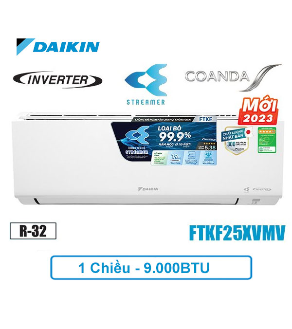 Điều hoà Daikin Inverter FTKF35XVMV 1.5Hp model 2023 - 12000BTU